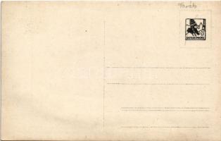 Ismeretlen település, kőhíd, libák. photo