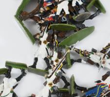 54 darabos ólomkatona gyűjtemény, kézzel festett szép állapotban / Zinnfiguren