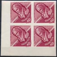 1963 Évfordulók (I.) Batsányi János 40f ívsarki vágott 4-es tömb