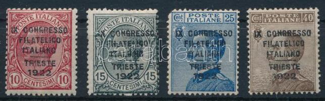 Olaszország 1922 Mi 153-156 (Mi EUR 900,-) (25C hiányzó sarok / missing corner) (garancia nélkül / no guarantee)
