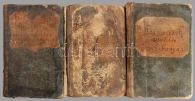 1884-1898 Torda-környéki bányafelmérések jegyzetei (Ferenc altárna, József-bánya, Nepomuk és ágazata...
