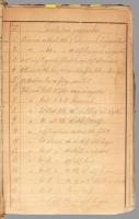 1884-1898 Torda-környéki bányafelmérések jegyzetei (Ferenc altárna, József-bánya, Nepomuk és ágazata...