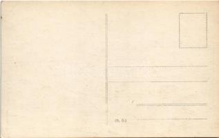 Déva, Fő utca, vár, Hirsch testvérek üzlete / main street, castle ruins, shops. Vadnai photo