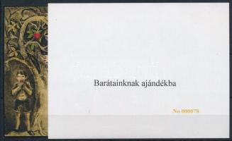 2010 A Trianoni békediktátum 90. évfordulója emlékív pár, a vágott emlékíven sárga No 000078 sorszámmal hátoldalon "Barátainknak ajándékba" RR