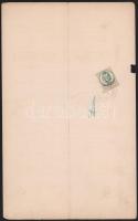 1896-1897 Hets Ödön részére szóló, Soroksár határában, a soroksári Duna bal-partján létesítendő hala...