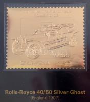 Zambia 1986. 7xklf 1,50Kw névértékű, 22 karátos aranyfóliás bélyegek, eredeti, "A 25 leghíreseb...