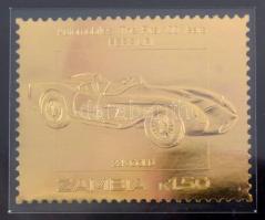 Zambia 1986. 7xklf 1,50Kw névértékű, 22 karátos aranyfóliás bélyegek, eredeti, "A 25 leghíreseb...