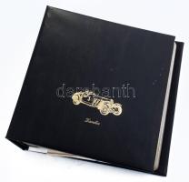 Zambia 1986. 7xklf 1,50Kw névértékű, 22 karátos aranyfóliás bélyegek, eredeti, "A 25 leghíreseb...