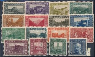 1906 16 érték 9-es fogazással