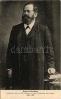 Antal Gábor (1843-1914), dunántúli református püspök, lelkész és tanár jubileuma alkalmából. A Dunántúli református egyházkerület püspöke 1896-tól haláláig, 1909 a genfi egyetemen a teológia díszdoktora, Magyar Protestáns Irodalmi Társaság elnöke 1907-1914 között. Spitzer Sándor kiadása (EK)