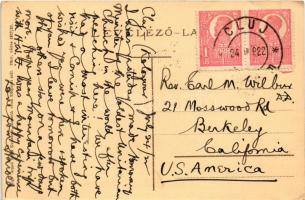 1922 Kolozsvár, Cluj; Unitárius kollégium és templom. Rigó Árpád utóda kiadása / Unitarian church an...