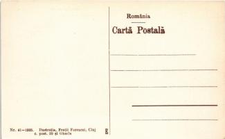 Kolozsvár, Cluj; Unitárius kollégium és templom. Ferenczi testvérek kiadása / Colegiul unitar / Unit...