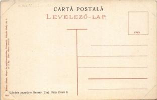 Kolozsvár, Cluj; Régi bástya, Voith Tivadar és Streck József üzlete. Keszey Albert kiadása / Fortifi...