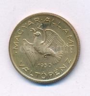 1950. 10f Cu-Al "citromsárga" Artex utánveret T:UNC,AU