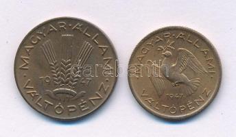 1947. 10f Al-bronz + 20f Al-bronz T:AU,XF Adamo F3, F4