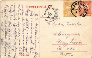 1910 Martonvásár, Fő utca, Állami elemi iskola. W.L. 1302. (EK)