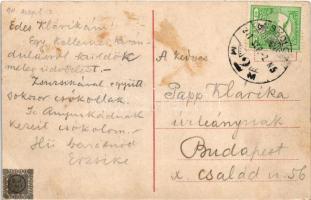 1911 Miskolc, Széchenyi utca, villamos, üzletek (EB)