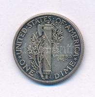 Amerikai Egyesült Államok 1942. 1d (10c) Ag "Mercury" T:XF patina
USA 1942. 1 Dime (10 Ce...