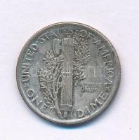 Amerikai Egyesült Államok 1942. 1d (10c) Ag "Mercury" T:VF,F patina
USA 1942. 1 Dime (10 ...