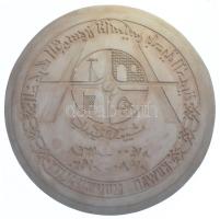 Kuvait 1980. "Kuvait 50 éves" gipsz előlapi és hátlapi NEGATÍV nagyminta (213mm) T:AU
Kuw...