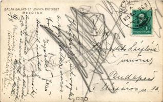 1935 Mezőtúr, Badár Balázs fazekasmester és leánya Erzsébet (Badár fazekas-dinasztia). Badár Erzsébe...