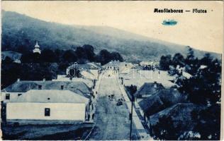 Mezőlaborc, Medzilaborce; Fő utca. Rubin Lipót kiadása / Hauptgasse / main street (EK)