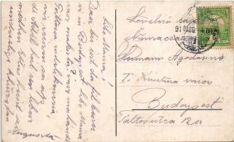 1910 Liptószentmiklós, Liptovsky Mikulás; Felső-Husták, utca, üzletek / street view, shops