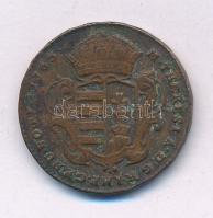 1763. Rézdénár "Mária Terézia / zárt korona" T:XF patina Huszár: 1756, Unger III.: 1278