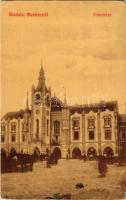 1907 Munkács, Mukacheve, Mukachevo, Mukacevo; Városháza, Pannónia könyvnyomda, Rochlitz Róza, Grünfe...