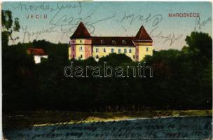 1932 Marosvécs, Vécs, Wetsch, Brancovenesti; Kemény kastély / castle (ragasztónyom / glue mark)