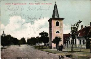 1913 Magyarkeresztúr, Sziklay kastély utca részlettel. Özv. Németh Imréné kiadása (EK)