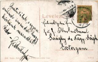 1908 Lippa, Lipova; Vasúti híd és M. kir. főerdőhivatal, erdészet. Zeitler Lajos kiadása 3044. (W.L....