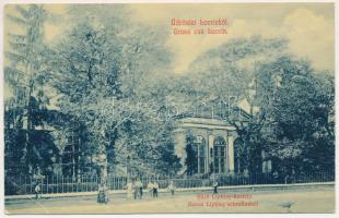 1909 Lovrin, Báró Lipthay kastély. W.L. 1261. / Baron Liptay'sches Kastell / castle (EB)