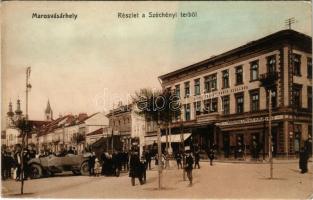 Marosvásárhely, Targu Mures; Széchenyi tér, Hotel Transilvania szálloda és kávéház, Ascher I. üzlete...