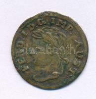 1835-1848. "V. Ferdinánd" kétoldalas sárgaréz számolóbárca (~21mm) T:VF patina, ph. 1835-1848. "Ferdinand I" double-sided brass counter token (~21mm) C:VF patina, edge error