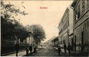 Zombor, Sombor; utca. Mil. Karakasevits kiadása / street view