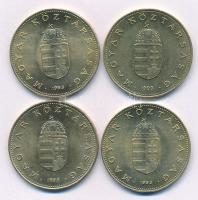 1993. 100Ft Ni-sárgaréz (3x) + 1995. 100Ft Ni-sárgaréz T:AU Adamo F12