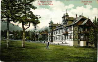 Matlárháza, Matliary, Tatranské Matliare (Magas-Tátra, Vysoké Tatry); szálloda, villák. Divald Károl...