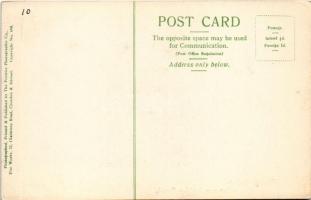 London, Crystal Palace, Upper terrace looking North, water tower, fountain (EK)