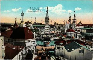 New York City, Bird's Eye View of Luna Park, Coney Island (EK)