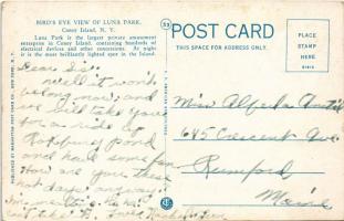New York City, Bird's Eye View of Luna Park, Coney Island (EK)