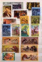 Szovjetunió főleg bélyegzett gyűjtemény az 1960-as évek közepétől 1991-ig sok blokkal, néhány másodp...