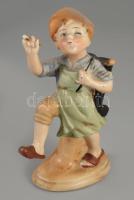 Wagner &amp; Apel Bertram cipészsegéd. Jelzett, kézzel festett, hibátlan, m: 12 cm