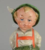 Wagner &amp; Apel Bertram kisfiú. Jelzett, kézzel festett, hibátlan, m: 11 cm