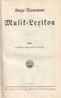 Riemann, Hugo: 
Musik-Lexikon. Achte, vollständig umgearbeitete Auflage.
Berlin-Leipzig, 1916. Mar...