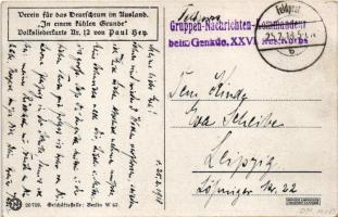 1918 'In einem Kühlen Grunde da geht ein Mühlenrad...' Verein für das Deutschtum im Auslan...