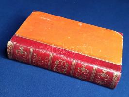 Voltaire [Arout, François-Marie]:  Siecle de Louis XIV, suivi de la liste raisonné des enfants de Louis XIV, des princes de la maison de France de son temps, des souverains contemporains, des maréchaux de France, des ministres, de la plupart des écrivains et artistes qui ont fleuri dans ce siecle. Paris, 1843. Librairie et Typographie de Firmon Didot Freres. 1 t. (acélmetszetű címkép) + [4] + 609 + [1] p. Voltaire (1694-1778) francia filozófus gondolkodói és regényírói életműve mellett történetíróként is ismert. A neves filozófus a XIV. Lajos koráról írandó mű tervével már az 1730-as években számolt, ám a nagy mű csak 1751-ben, jelentős háttérkutatás után született meg. A szerző az emberiség kiemelkedő korszakának tartja XIV. Lajos korát, amely jelentőségében nem csupán összemérhető a periklészi Athénnal, Augustus korával és az itáliai reneszánsszal, hanem túl is szárnyalja őket. Munkája nem szokványos politikai eseménykrónika: bőven beszámol ugyan a dicső hódításokról, az államigazgatásról, a törvénykezésről, valamint a korszak vallási irányzatairól (a protestánsok, a janzenisták és a kvietisták helyzetéről), de a méltatás java a tudományok és a művészetek felemelkedését illeti. A mű függeléke tekintélyes életrajzi lajstrom, amelyben XIV. Lajos korának írói, festői, zenészei és tudósai megkapják méltatásaikat. XIV. Lajos korának jelentős felmagasztalása egyben a méltatlan utód, XV. Lajos uralmi rendszerének kimondatlan kritikája is. A mű történetírói teljesítménye a maga korában heves reakciókat váltott ki. A címlapon tulajdonosi címke, az első oldalakon halvány foxing. Díszesen aranyozott gerincű korabeli bőrkötésben, színes festésű lapszélekkel. Dekoratív, jó példány.