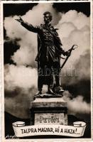 1941 Kolozsvár, Cluj; Talpra magyar, hí a haza! Petőfi szobor / statue. photo