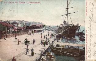 Constantinople Galata quay