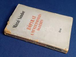 Márai Sándor: 
Röpirat a nemzetnevelés ügyében. (Bővített kiadás.)
(Budapest), [1943]. Révai Iroda...